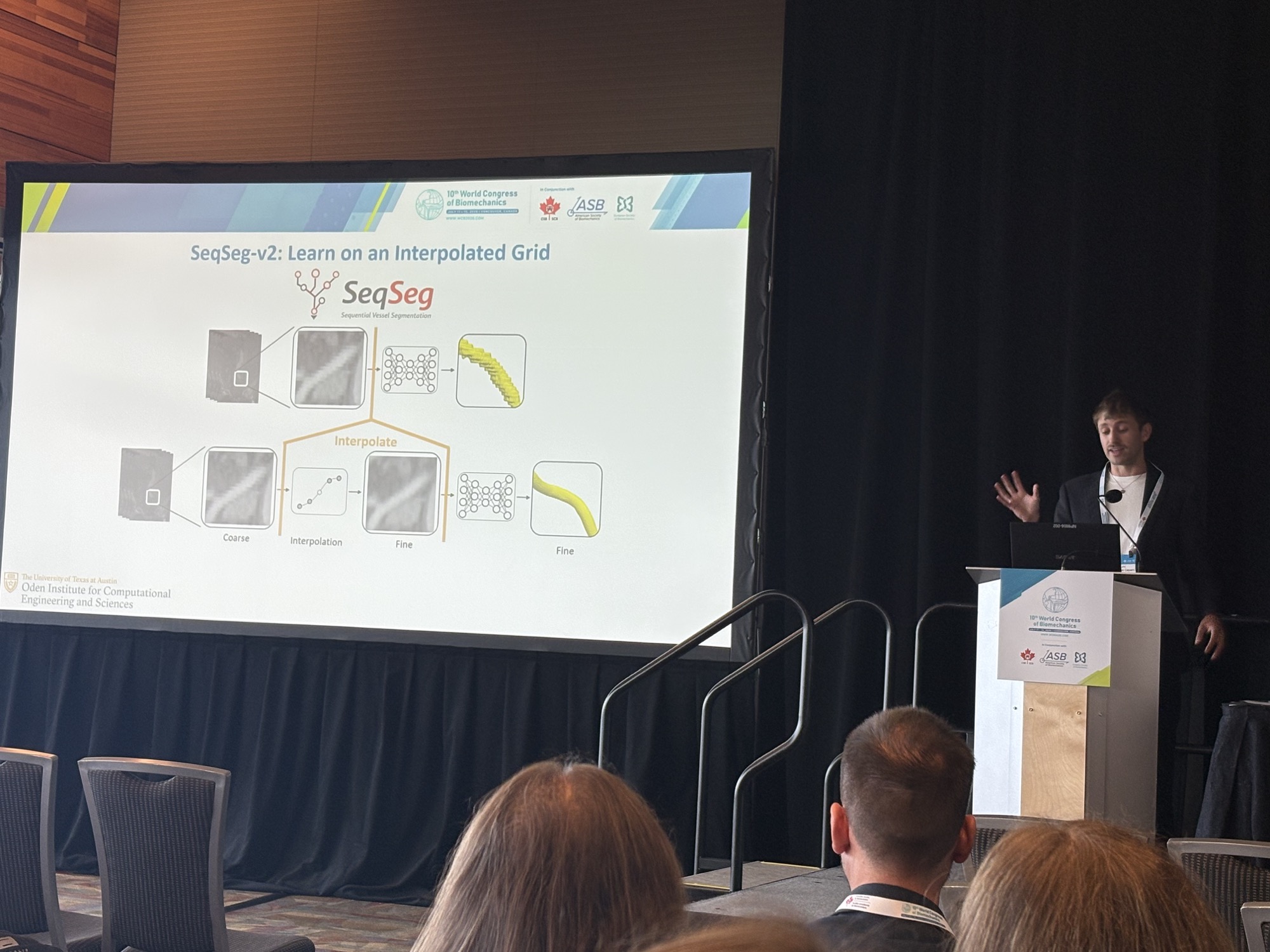Presenting SeqSeg-v2 at the World Congress of Biomechanics 2026
